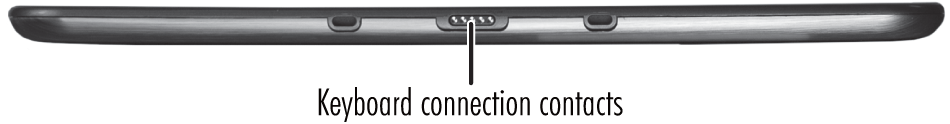 Bottom of tablet