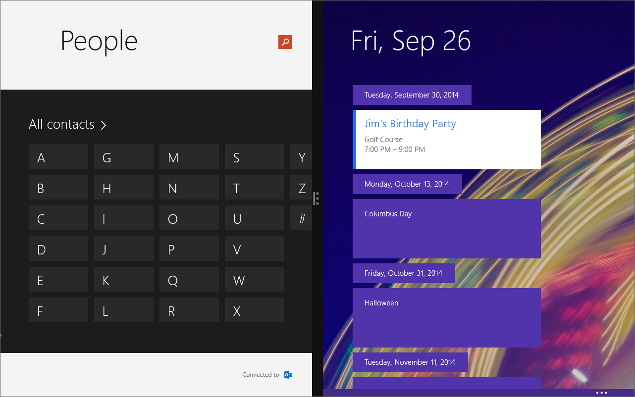 Adding a second app to split screen